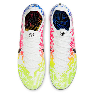 耐克NIKE 男子 足球鞋 内马尔 天然草地 VAPOR 13 ELITE NJR FG 运动鞋 AT7898-104白色40.5码