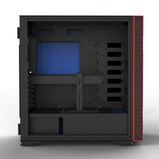 Thermaltake 曜越 挑战者 H6 美国队长版 ARGB EATX机箱 半侧透 蓝色