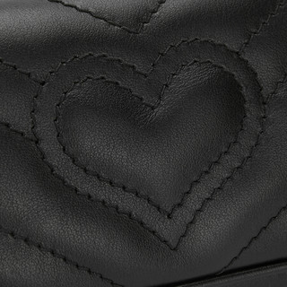 GUCCI 古驰 Marmont系列 女士牛皮手提包 575161 DTDCT 1000 黑色