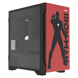 Thermaltake 曜越 启航者A1 MATX机箱 半侧透 黑红