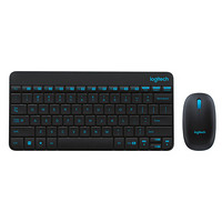 logitech 罗技 MK425 NANO 2.4G无线键鼠套装 黑色