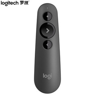 罗技（Logitech）R500 无线演示器 激光笔 ppt翻页笔 无线蓝牙双连 Mac iOS兼容  黑色