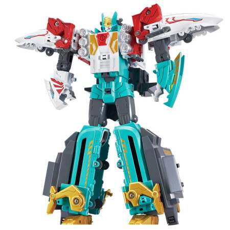 巨神战击队4变形合体机器人系列-豪华版龙虎战击王玩具男孩女孩536632