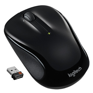 Logitech 罗技 M325 2.4G无线鼠标 1000DPI 黑色