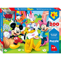迪士尼(Disney)200片拼图玩具 米奇儿童拼图男孩礼物（古部盒装拼图带图纸)11DF2003977