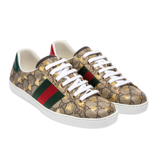 商品古驰(gucci)男士双g小蜜蜂休闲鞋运动鞋板鞋548950 9n020 8465 8