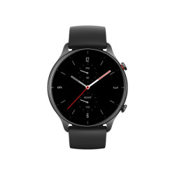 AMAZFIT 华米 GTR 2e 智能手表 46.5mm 硅胶表带 曜石黑（血氧、GPS）