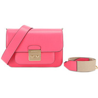 MICHAEL KORS 迈克·科尔斯 SLOAN EDITOR系列 女士牛皮斜挎包 30T7GS9L3L ROSE PINK 淡粉红色