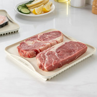 炊大皇 铝合金解冻板 急速解冻盘 快速化冰解冻神器 牛排冷冻肉类加速解冻菜板