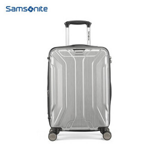 Samsonite/新秀丽拉杆箱 条纹旅行箱 时尚男女大容量行李箱20+28英寸套装登机箱 TS7 银色,Samsonite/新秀丽拉杆箱条纹旅行箱20/28英寸套装登机箱  ts7,Samsonite/新秀丽拉杆箱套装 条纹旅行箱 时尚男女大容量 可拓展万向轮TSA密码箱 TS7 银色20+28英寸 套装