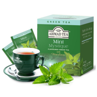 AHMAD 亚曼 英国AHMAD TEA亚曼进口茶叶清凉薄荷绿茶袋泡茶20包摩洛哥风味