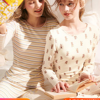 歌瑞尔秋冬薄款保暖打底内衣时尚舒适长袖秋衣秋裤套装CWT20041