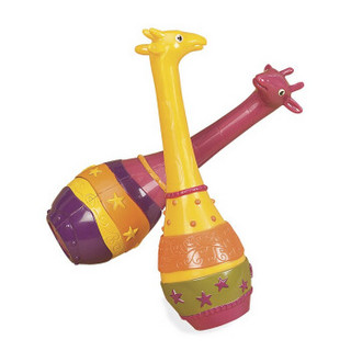 比乐B.Toys宝宝早教益智玩具丛林豹子鼓手拍鼓幼儿拨浪鼓音乐玩具 丛林豹子鼓BX1289Z