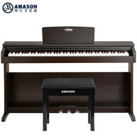 AMASON 艾茉森 珠江钢琴 电钢琴AP-230智能数码88键立式电子琴  棕色