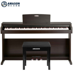 AMASON 艾茉森 AP-230智能数码88键立式电子琴 练习考级通用 棕色