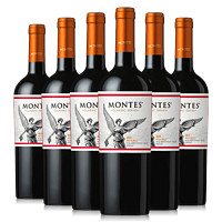 MONTES 蒙特斯 经典 科尔查瓜谷马尔贝克干型红葡萄酒 2019年 6瓶*750ml套装