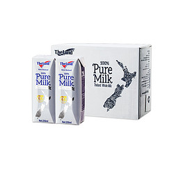 Theland 纽仕兰 新西兰纽仕兰4.0g蛋白质全脂纯牛奶250ml*24盒全家早餐奶