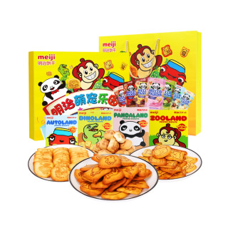 meiji 明治 萌宠乐园饼干礼盒 混合口味 308g