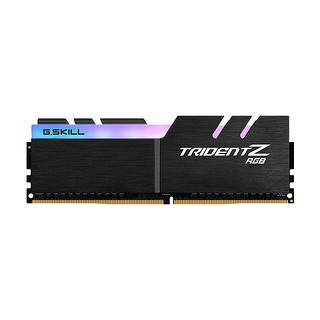 G.SKILL 芝奇 幻光戟系列 DDR4 3200MHz RGB 台式机内存 灯条 黑色 16GB F4-3200C16S-16GTZR