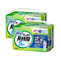 【双旦礼遇季0-1点】日本进口花王成人纸尿裤尿不湿 男女通用 M-L 15枚 2包 5回分