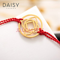 DAISY LONDON 红绳脉轮手链  根轮守护心(金)