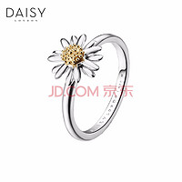 DAISYLONDON  925银双层雏菊花瓣戒指 S码