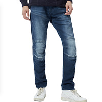 G-STAR RAW 机车系列男士棉质系带牛仔长裤D09159-9487-071 Medium Aged 31/32