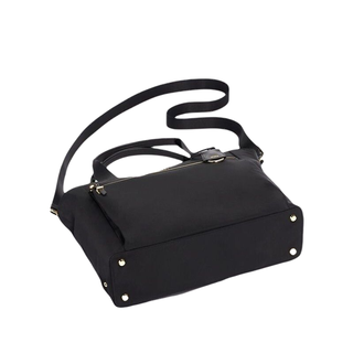TUMI 途明 Voyageur系列女士尼龙拉链斜挎手提包0196310D 黑色中号