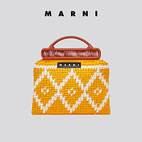 MARNI BLOOSSOM GARDEN MARKET 2020新款CROCHET彩色编织奶奶包