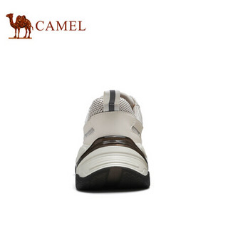 骆驼（CAMEL） 透气百搭户外跑步运动鞋子男 A012541260 米白 43