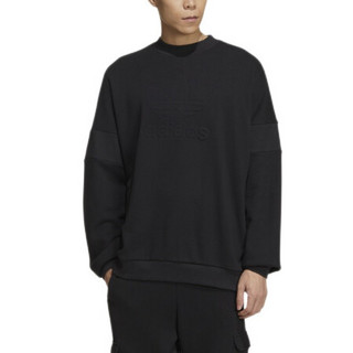 阿迪达斯 ADIDAS 三叶草 男子 Embossed Crew 运动 卫衣/套头衫 GT7297 M码