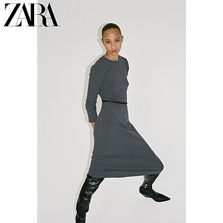 ZARA 女装 配腰带罗纹连衣裙 06050450803