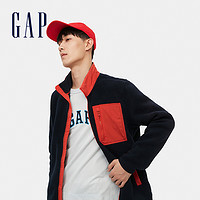 Gap 盖璞 594949 男装仿羊羔绒立领夹克