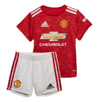 adidas 阿迪达斯 MUFC H BABY 小童足球运动套装 曼联款 FM4283 天然红/白色 74cm