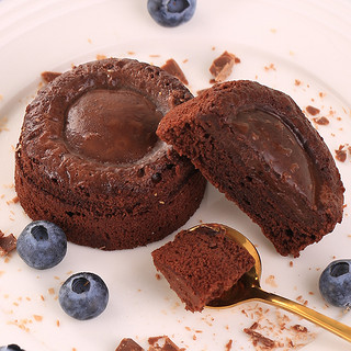 巧克力熔岩蛋糕爆浆网红面包零食小吃休闲食品早餐代餐甜品糕点