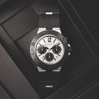 BVLGARI 宝格丽 Aluminium Chronograph 男士机械表