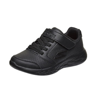 SKECHERS 斯凯奇 SPORT系列 男童魔术贴休闲运动鞋 97862L 全黑色 28.5码(内长18cm)