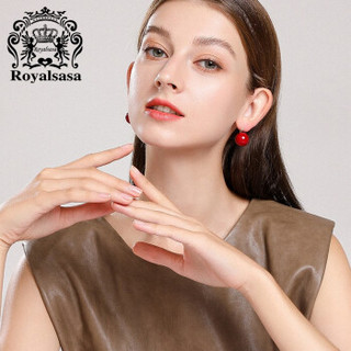 Royal sasa 皇家莎莎（Royalsasa）时尚饰品耳钉女小清新韩国简约气质耳环甜美耳饰个性首饰送女友闺蜜礼物