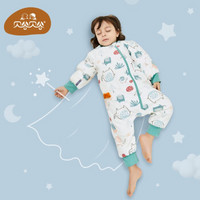 贝谷贝谷 宝宝睡袋秋冬薄款幼儿园婴儿恒温儿童分腿防踢被神器 波比象 XL码