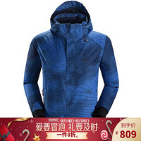 凯乐石户外羽绒服防寒服男冬季滑雪800蓬加厚保暖连帽羽绒外套KG350005 海洋蓝 S