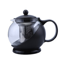 Aobaojia  茶具 大容量1250ML加厚玻璃茶壶 不锈钢过滤内胆耐高温水壶花草茶具 2个装