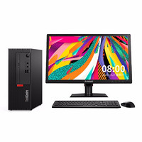 Lenovo 联想 ThinkCentre M730e 十代酷睿版 21.5英寸 商务台式机 黑色(酷睿i5-10500、2G独显、8GB、128GB SSD+1TB HDD、风冷)