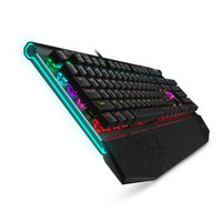 Dareu 达尔优 EK812 升级版 有手托 104键 有线机械键盘 黑色 国产茶轴 混光
