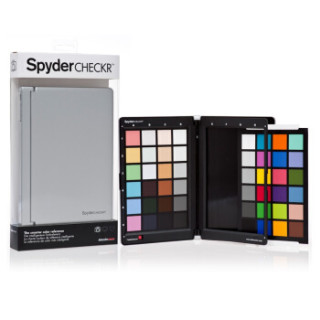SPYDER Datacolor SpyderCheckr 48校色蜘蛛色卡 便携18度灰卡RAW白平衡校准 标准色卡 电影制作拍摄婚庆校色