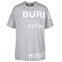BURBERRY 博柏利 Horseferry系列女士纯棉印花圆领短袖T恤8028904