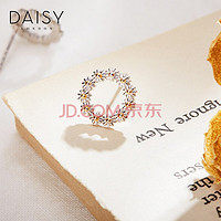 DAISY LONDON  925银 手工雏菊花环耳钉*3件