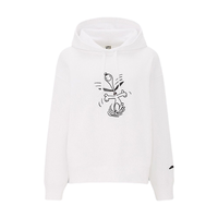 UNIQLO 优衣库 PEANUTS联名系列女士纯棉连帽长袖卫衣431791 白色S