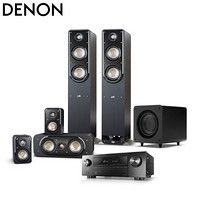 天龙（DENON）X540+POLK S系列 经典5.1 家庭影院 音响 音箱 客厅影院 组合套装  低音炮 功放