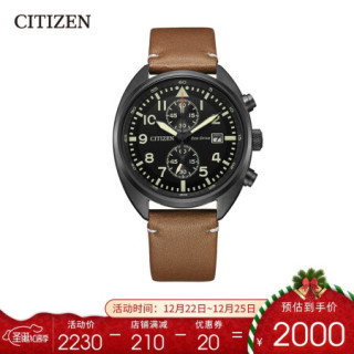 西铁城citizen 手表光动能日显黑盘不锈钢覆bip表壳皮带时尚休闲计时男表ca7045 14e 报价价格评测怎么样 什么值得买