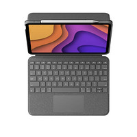 logitech 罗技 ik1175 For iPad Pro 11英寸 64键 蓝牙 无线薄膜键盘保护套 黑色 单光